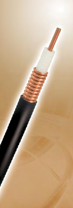 RF Cable (Super flexible Cable) HRCAY(Z)-50-9(1/2 S) Diameter Over Dielectric(mm) 9 Diameter Over Jacket(mm) 13.3 Inner Conductor OD(mm) 3.6 Outer Conductor OD(mm) 12.1 Weight (kg/m) 0.