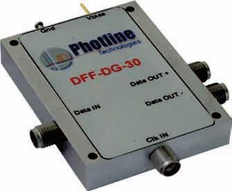 -DG-30 The -DG-30 is a D-type Flip Flop () module which is primarily intended for retiming of high data rate signals.