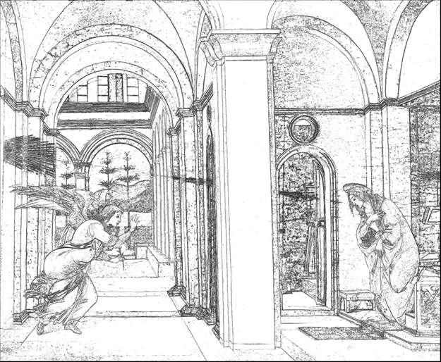 Picture 13 - Botticelli: Annunciation Copyright