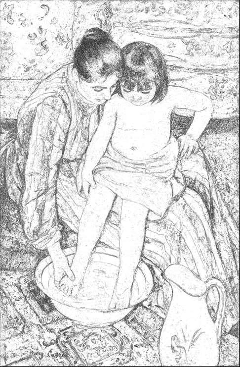 Picture 20 - Cassatt: The Child's Bath Copyright