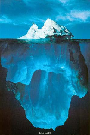 sustainable energy policy: the desired energy revolution resembles an iceberg we can see a