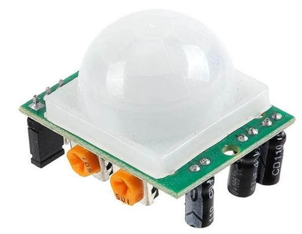 Handson Technology User Guide HC-SR501 Passive Infrared (PIR) Motion Sensor This motion sensor module uses the LHI778 Passive Infrared Sensor and the BISS0001 IC to control how motion is detected.