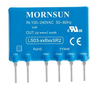 LS03-R2(-F) Series 3W, AC-DC(HIGH VOLTAGE DC-DC) CONVERTER LS03-R2 Series ----- are high efficiency green power modules with miniature packaging provided by Mornsun.