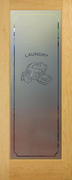 GLASS Laundry Frosted glass