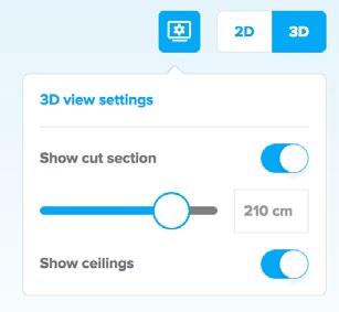9 b: Project Actions: Export 3D You can export your plan to a 3D plan. Exports will be sent to an email address.