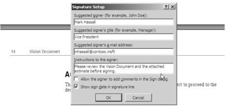Folosirea unei linii de semnături Cu ajutorul facilității de semnare digitală oferită de sistemul Microsoft Office, puteți crea o linie de semnătura într-un document în care doriți ca cineva să