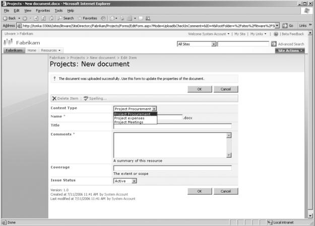 Celelalte proprietăți sunt reținute în document și pot fi vizualizate în aplicația Office prin intermediul DIP.