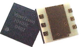 .. GHz LOW NOISE AMPLIFIER WHM-AE WHM-AE LNA is a low noise figure, wideband, and high linearity SMT packaged amplifier. The amplifier offers typical noise figure of.9 db and output IP of.