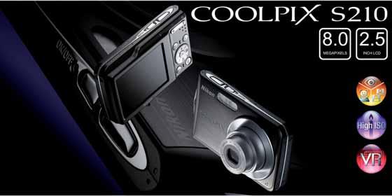 Built on a custom application of Nikon's innovative EXPEED digital image processing concept and incorporating the precision optics of a NIKKOR lens, the COOLPIX S210 places advanced shooting