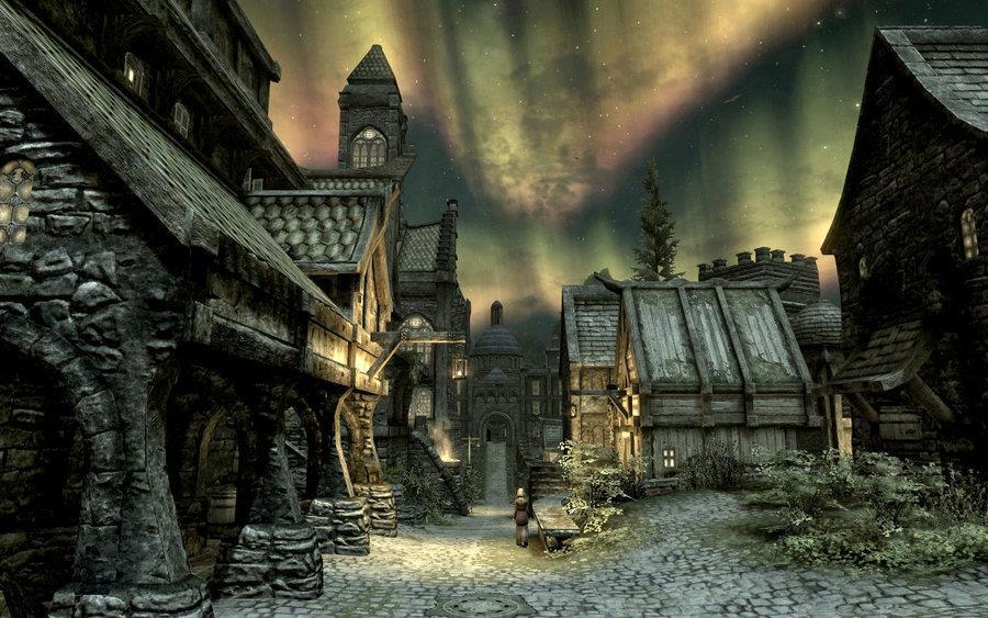 Elder Scrolls IV: Skyrim Elder Scrolls V: Skyrim er fimmti leikurinn í Elder Scrolls tölvuleikjaseríunni, gefinn út af Bethesda Softworks árið 2011 á PC, PS3 og Xbox.