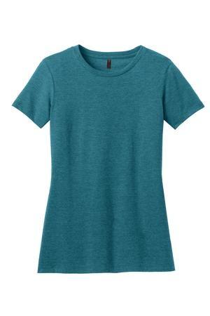 District Made Ladies Perfect Blend Crew Tee. DM108L We mixed one part comfort and one part style to create this simply perfect tee. 4.