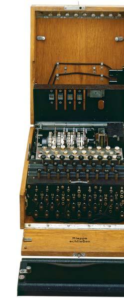 The Enigma Shortly after World War I, a German inventor developed a code machine for business purposes.