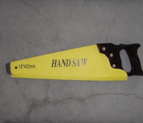 HANDSAW FOR TIMBER HANDSAW, for timber Type & dimensions: carpenter handsaw, 400-450mm blade, lacquered, overall length