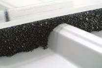 ACCESSORIES CLOSURE AND VENTILATION METAL CLOSURES TO WOOD LENGTH PER PIECE PIECES PER CTN. Adhesive is applied to the flat of the foam strip for easy field installation.