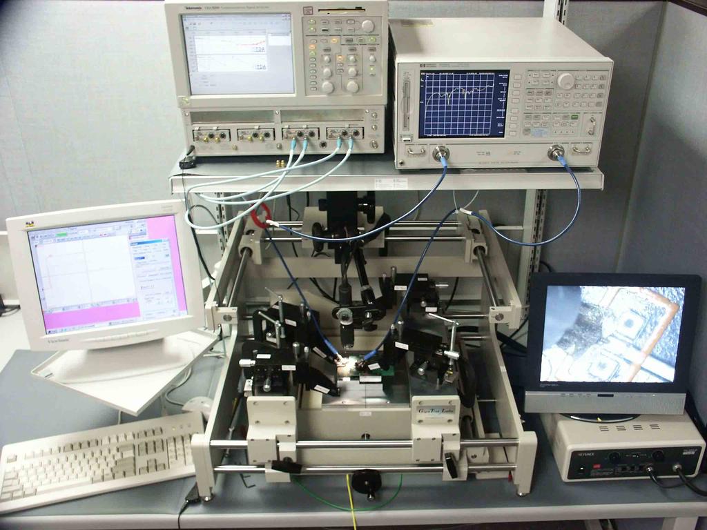 Appendix D Test and Measurement Setup Test instruments are a Tektronix CSA8000 Communication Signal Analyzer Mainframe and the Agilent 8720ES Vector Network Analyzer.