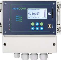 we10s17a0606b PiloTREK TRANSMITTERS IN HART MULTIDROP LOOP The MultiCONT can handle digital data coming from HART capable NIVELCO transmitters (e.g. level, temperature, pressure, ph, dissolved oxygen, etc.
