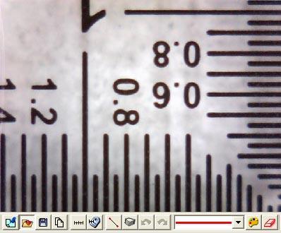 The used ruler is not exactly accurate, for example, a metal ruler is not accurate than a calibrator.