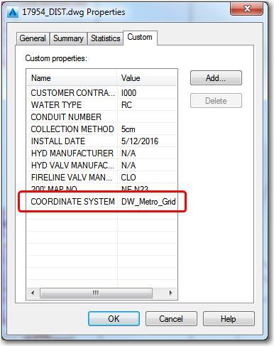 Setting Coordinate System in Sheet Set Properties (Internal Only) You can set the coordinate system so that it is present