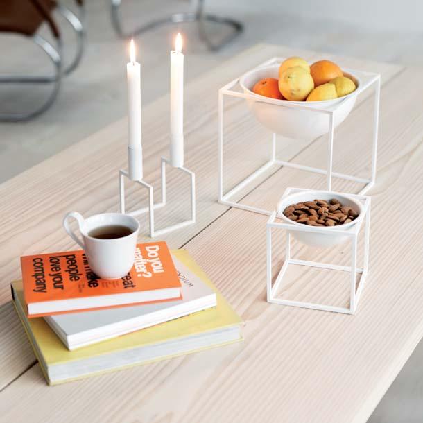 The Line represents clean lines, and more specifi cally it refers to the way in which the candleholders form
