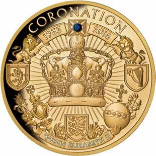9% silver and an exotic format, the 2018 1 Coronation 65th Anniversary Royal Star 1oz Silver Proof is also remarkably exclusive.