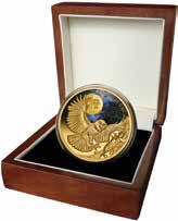 99% pure gold, this official legal tender coin is distinguished by an intricately detailed depiction of this iconic Australian bird of prey.