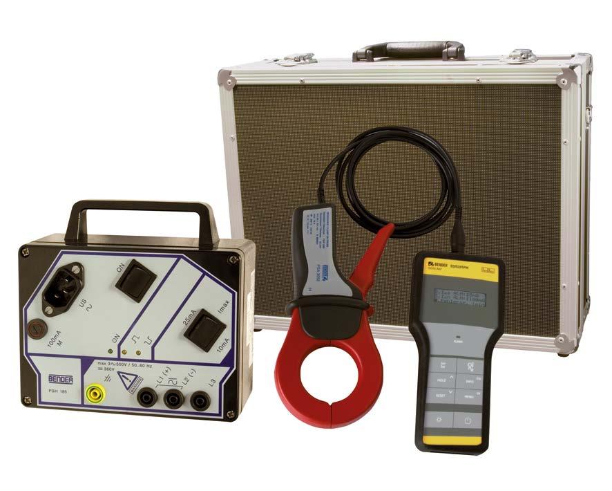 EDS309 Portable equipment for insulation fault location for unearthed and earthed systems (IT and TN systems) to