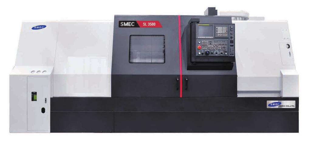 SL 3000 Series BOX WAY TYPE TURNING CENTER SL 3500 Series BOX WAY TYPE TURNING CENTER SL 3000 Stabilized Structure that Optimizing Productivity SL 3500 The Special Design that Archieve High Rigidity