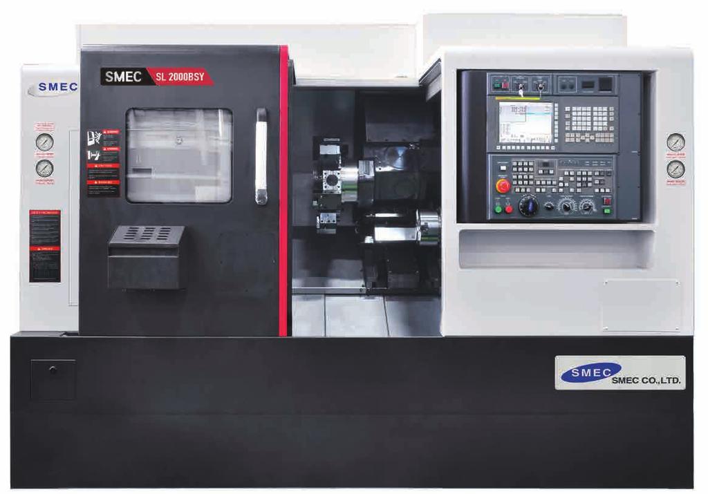 C1-axis(Main spindle) and C2-axis(Subspindle) indexing provides machining flexibility in a wide variety of workpiece configurations.