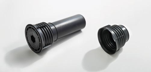 TYPE V ø 126 mm Length: 119 mm + extension tube Insert assembly can be equipped with screw cap and non return valve. Extensions can be added to fit the segment thickness requirements.