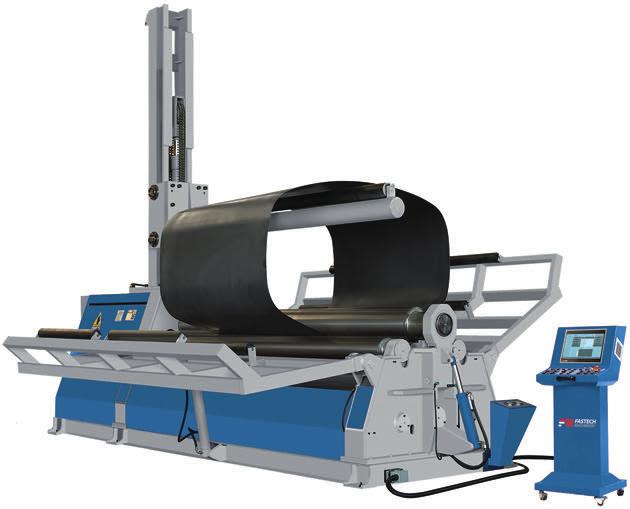 PLATE ROLLING MACHINES Fastech machinery offers 4 rolls hydraulic plate bending machines with capacity in thickness from 2 mm to 200 mm and in width from 500 mm to 12000 mm.