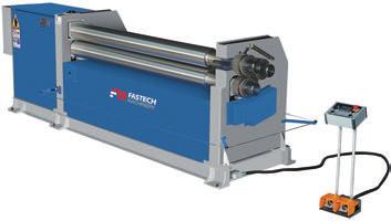FPR-3 roll plate rolls allow pre-bending on both sides of the machine without removing the plate.
