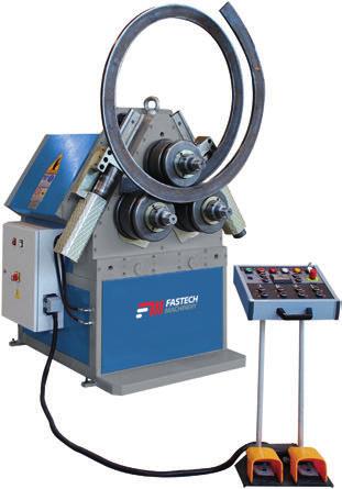 Fastech Profile Rolls are 3 rolls driven. This feature allows to have a possibility to make the high capacity bending processes real.