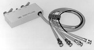 002) Bias current HP 42841A Two HP 42841A source units Bias current HP 42842A HP 42842B* 1) test fixture Bias current Not required HP 42843A cable Test leads HP 16048A HP 16048A *1) HP 42842B can be