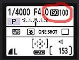 ISO Selector The ISO selector determines how sensitive the sensor is, low ISO values give better quality images but higher ISO values can be used in lower light conditions.