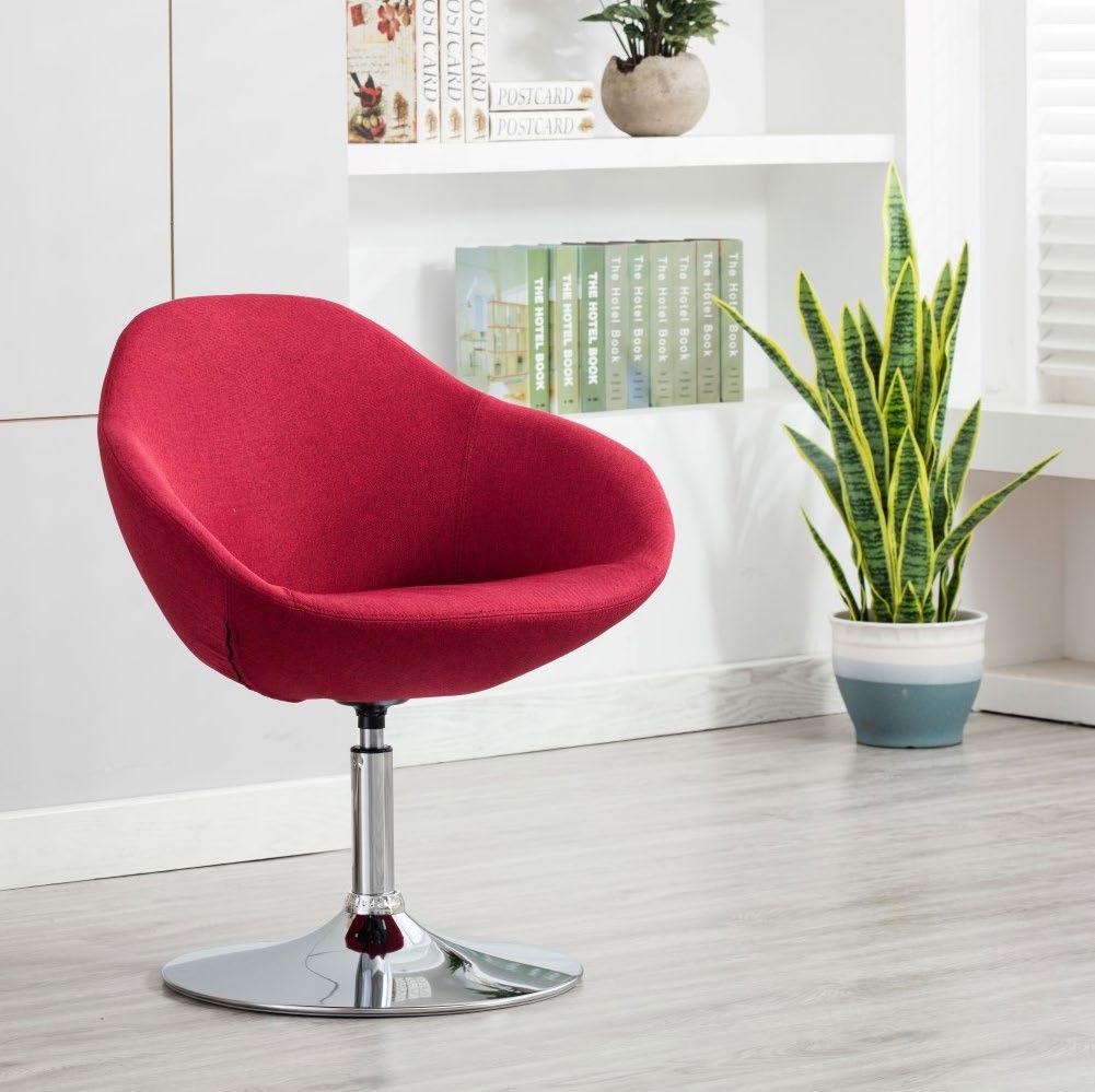 This modern chair is perfect for home or business.