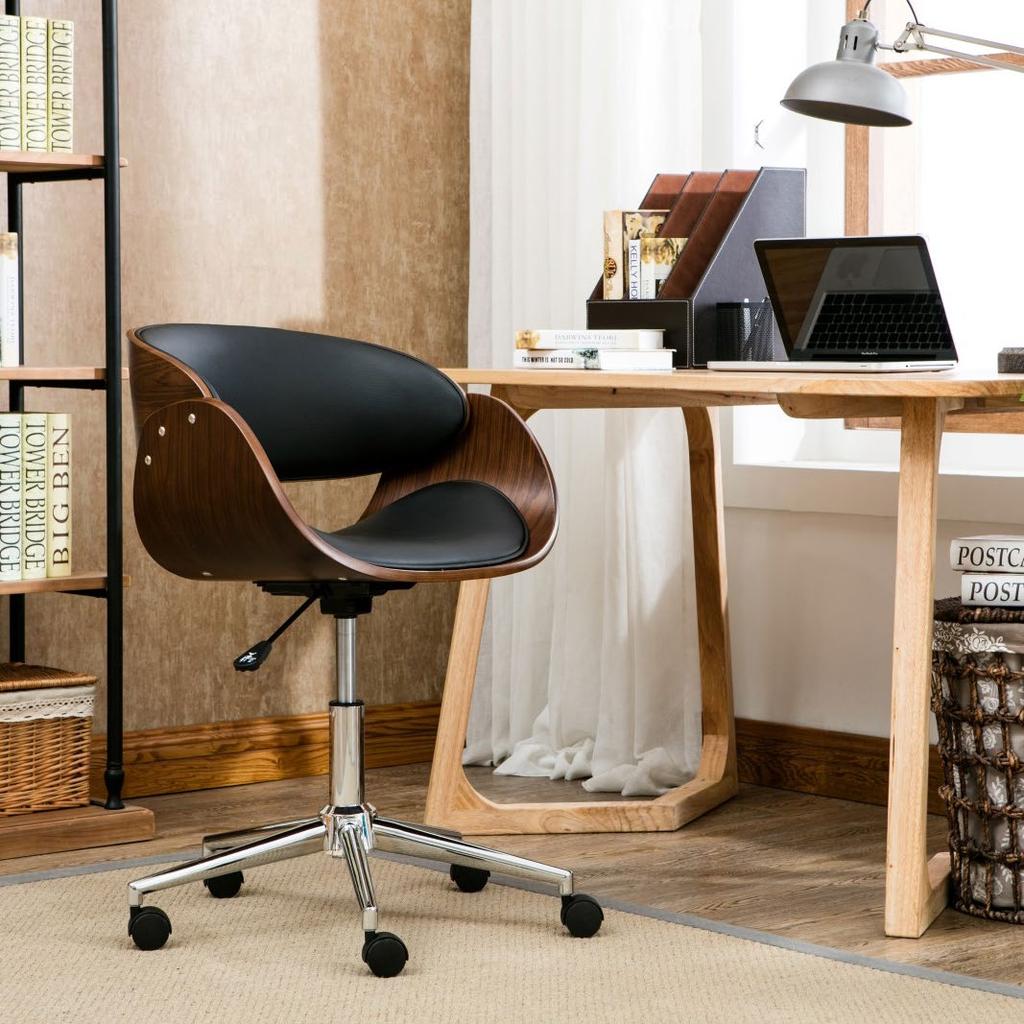 Perfect for any desk with its adjustable height, this chair will give your office a fresh vibe, but still remain very professional.