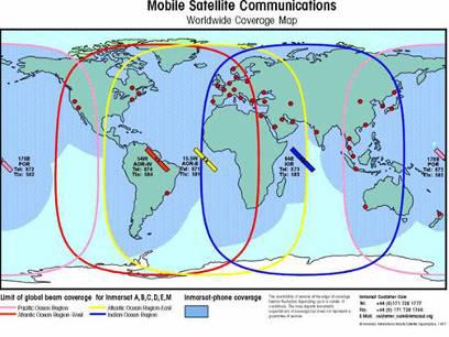 The WAAS system Two geo-stationary satellites are presently serving WAAS WAAS ground station coverage is approximately 200km around these