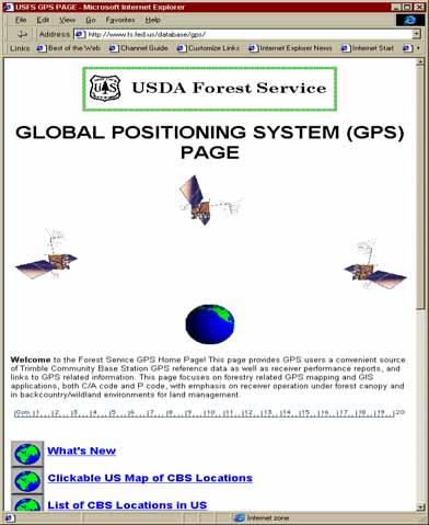 GPS Base Stations Web access Base station