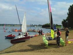 The watersports and training centre at Whitwell Harbour is a