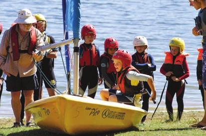 Sailing classes for youngsters are summer