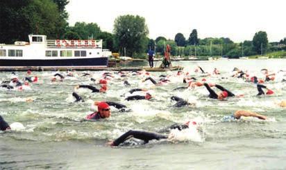 The annual Dambuster triathlon is the only