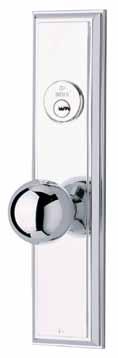 4900 SERIES Entrance Handle Dependability and security The simple