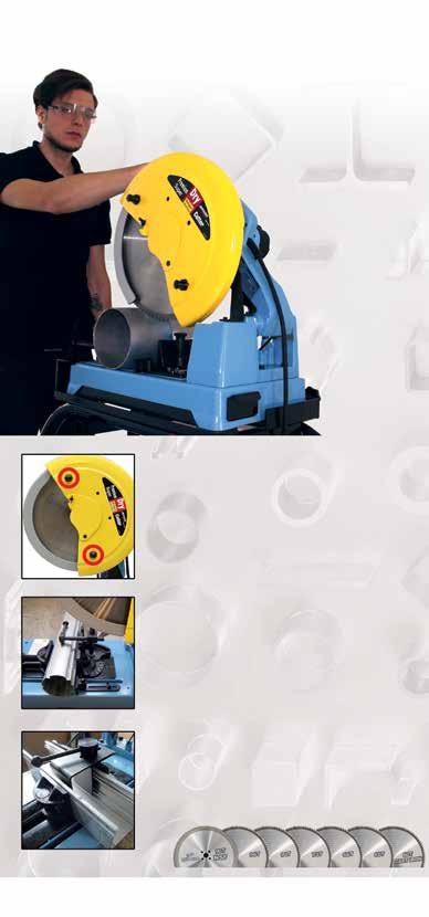Premium Super Dry Cutter 9435 - The reference Power input: 2400W/ 17 amps Voltage: 115V/60Hz No load speed: 1.400 rpm Net weight: 56 lbs Blade size: 14 Arbor size: 1 Max. cutting capacities 90 45 5.