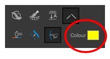 Chapter 2: Tools Properties Thickness option by clicking on the Colour swatch and selecting a new colour in the Colour Picker dialog.