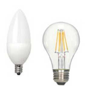 LED - Corn Lamp, E, E9, E0 Base LEDCLSWE9 W, 0.