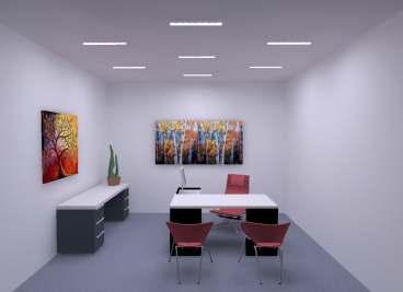 LIGHTING LAYOUTS TYPICAL OFFICE LAYOUT Room Dimensions 4.1m x 3.