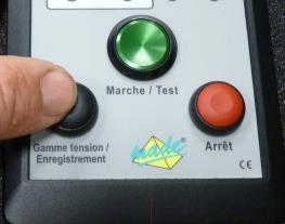 2 Start-Up Press the green button, and the TESTRANSFO2 will initialise: Press the green button again, and the system starts automatically.