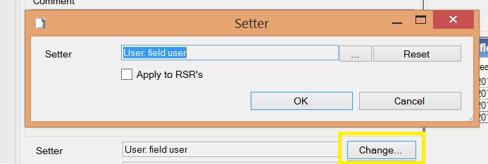 the context menu. Apply one or the other to see the changes. Specific states within workflow may include starting a wizard, e.g. wizard for creation of the RSR or wizard for adding specific data for multiple RSR.