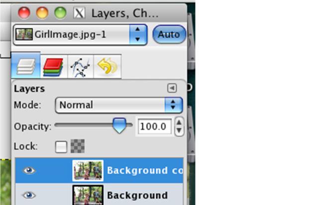 Work with duplicate layer Duplicate