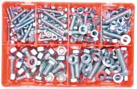 25 and M10 x 40. Nuts: M6, M8 and M10. Washers: M6, M8 and M10.